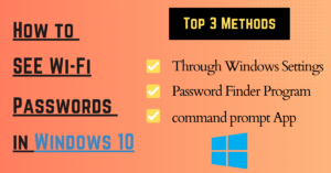 how to see wifi passwords in windows