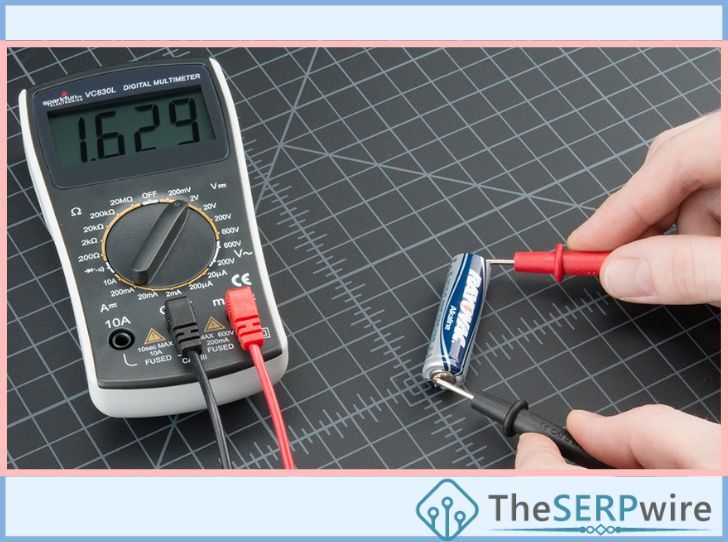 multimeter to test the resistance of the cell