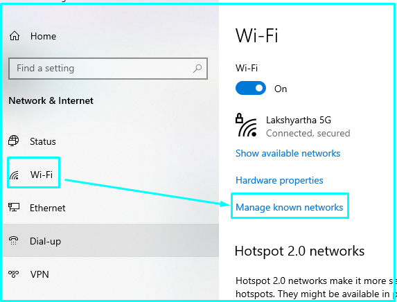 Manage Known Networks